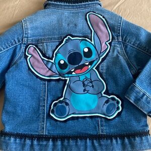 Kids stitch Denim Jacket with stitch and Lilo